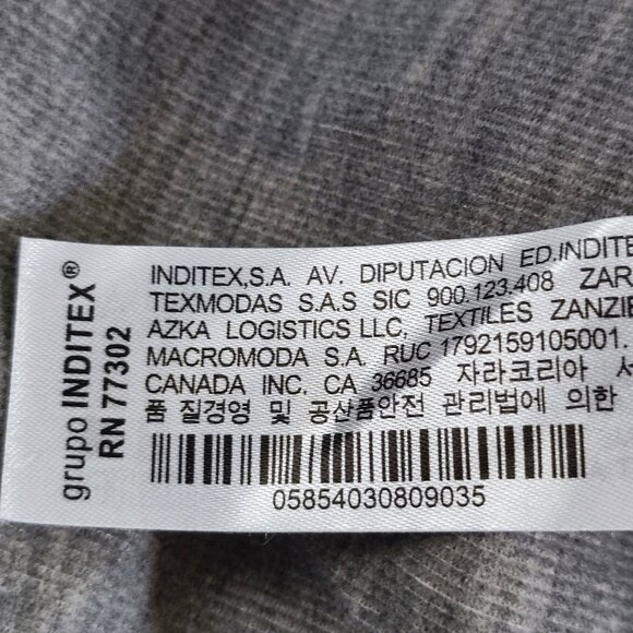 Zara pants women's size M grey leisure lightweight - Picture 8 of 14